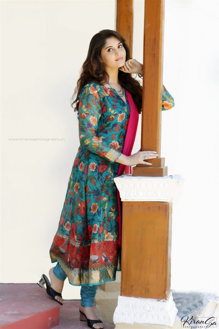 Beautiful Actress Surabhi Photoshoot in Blue Dress 5